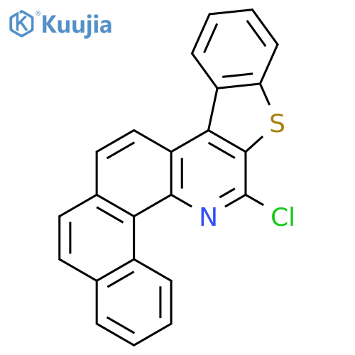 [1]Benzothieno[2,3-c]naphtho[2,1-h]quinoline, 8-chloro- structure