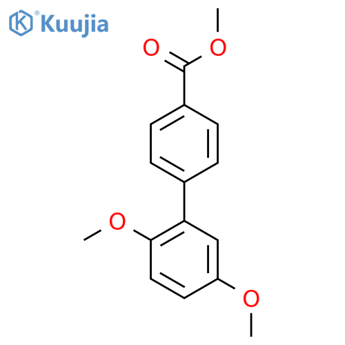 Methyl 4-(2,5-dimethoxyphenyl)benzoate structure