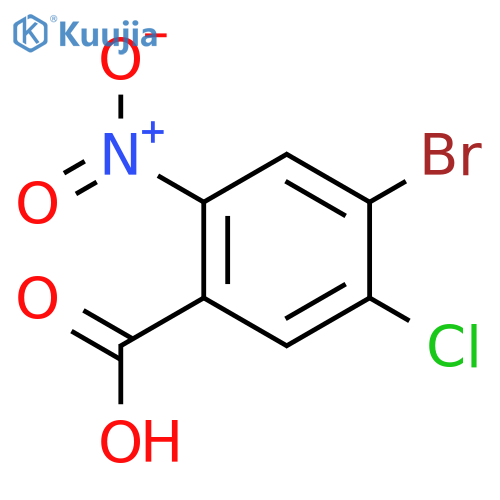 4-Bromo-5-chloro-2-nitrobenzoic acid structure