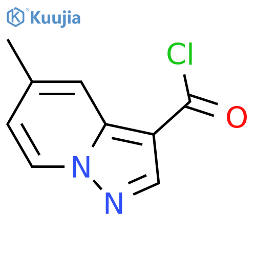Pyrazolo[1,5-a]pyridine-3-carbonyl chloride, 5-methyl- structure