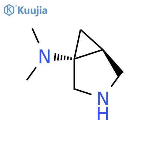 (1R,5S)-N,N-dimethyl-3-azabicyclo3.1.0hexan-1-amine structure