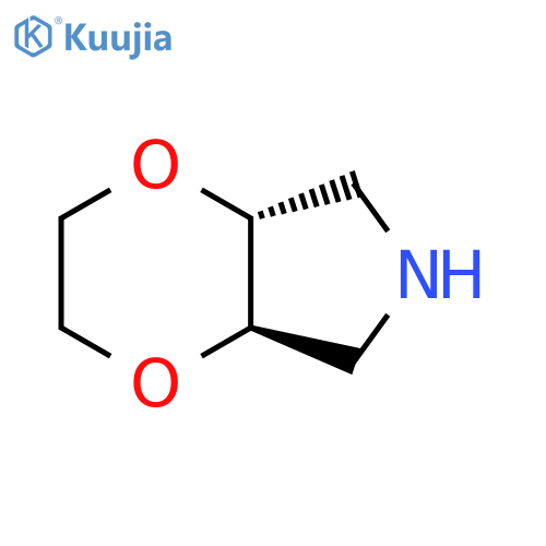 (4aR,7aR)-3,4a,5,6,7,7a-hexahydro-2H-[1,4]dioxino[2,3-c]pyrrole structure