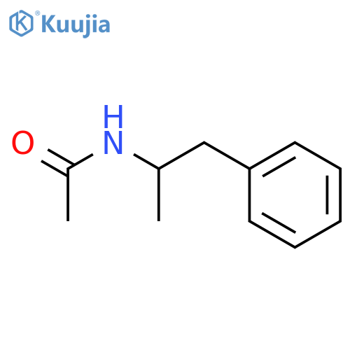 N-(1-phenylpropan-2-yl)acetamide structure