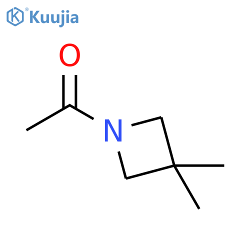 Azetidine, 1-acetyl-3,3-dimethyl- structure