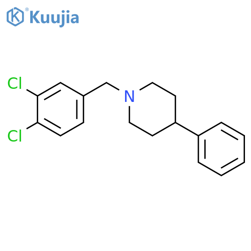 Piperidine, 1-[(3,4-dichlorophenyl)methyl]-4-phenyl- structure