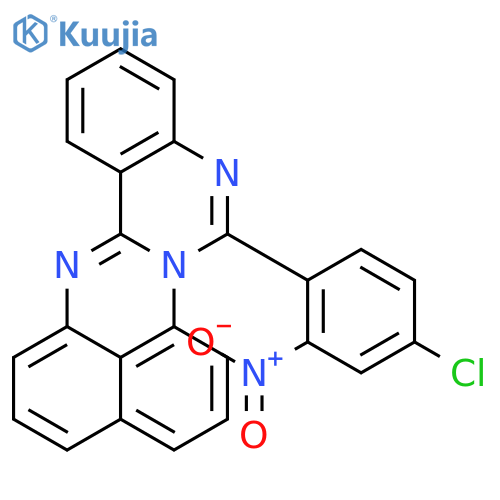 Quinazolino[3,4-a]perimidine, 6-(4-chloro-2-nitrophenyl)- structure