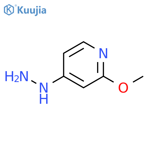 4-Hydrazinyl-2-methoxypyridine structure