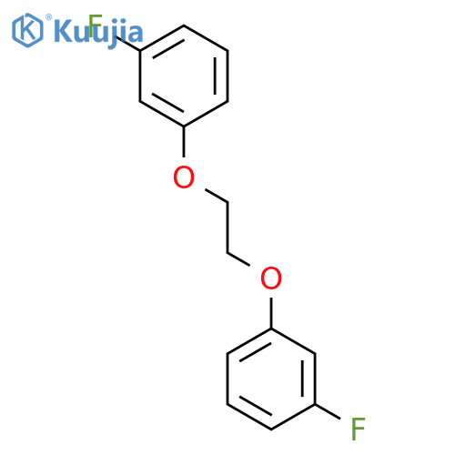Benzene, 1,1'-[1,2-ethanediylbis(oxy)]bis[3-fluoro- structure
