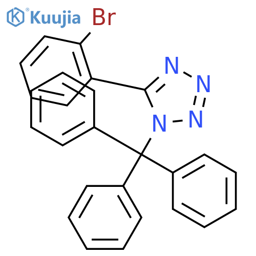 5-(2-Bromophenyl)-1-(triphenylmethyl)-1H-tetrazole structure