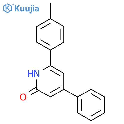 2(1H)-Pyridinone, 6-(4-methylphenyl)-4-phenyl- structure