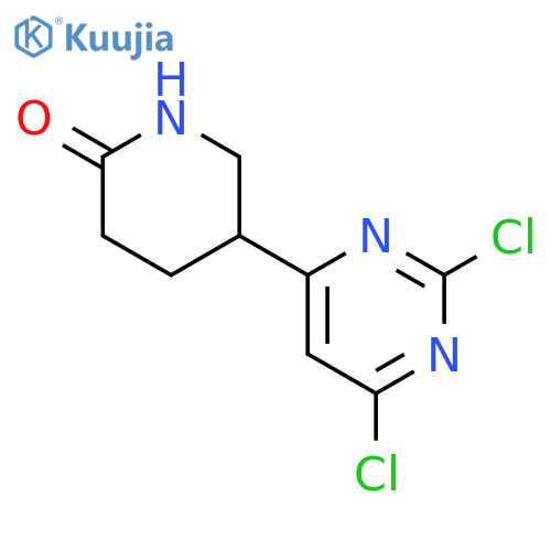 5-(2,6-Dichloropyrimidin-4-yl)piperidin-2-one structure