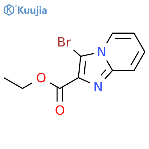 Ethyl 3-bromoimidazo[1,2-A]pyridine-2-carboxylate structure