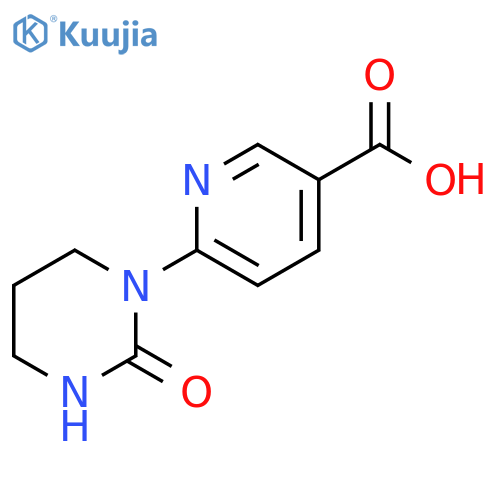 6-[2-Oxo-tetrahydropyrimidin-1(2H)-yl]nicotinic acid structure