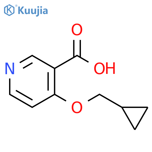 4-(Cyclopropylmethoxy)pyridine-3-carboxylic acid structure
