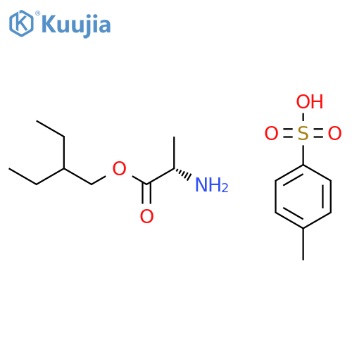 (S)-2-Ethylbutyl 2-aminopropanoate 4-methylbenzenesulfonate structure