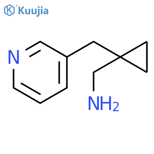 {1-(pyridin-3-yl)methylcyclopropyl}methanamine structure
