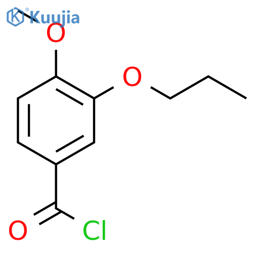 Benzoyl chloride, 4-methoxy-3-propoxy- structure