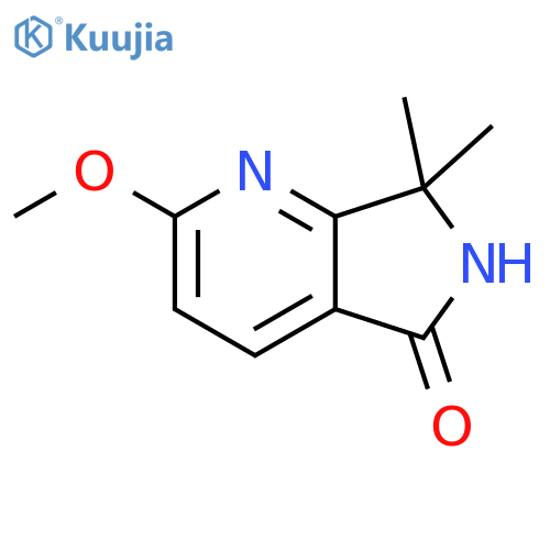 2-methoxy-7,7-dimethyl-5H,6H,7H-pyrrolo[3,4-b]pyridin-5-one structure