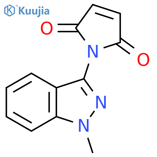 1-(1-Methyl-1H-indazol-3-yl)-1H-pyrrole-2,5-dione structure