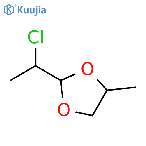 1,3-Dioxolane, 2-(1-chloroethyl)-4-methyl- structure