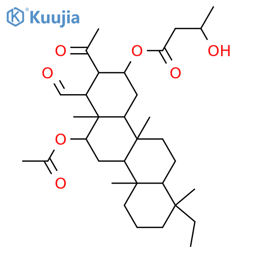 12,16-Dihydroxy-20,24-dimethyl-24-oxo-25-scalaranal; (12α,16β)-form, 16-(3R-Hydroxybutanoyl), 12-Ac structure