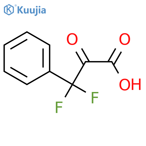 3,3-difluoro-2-oxo-3-phenylpropanoic acid structure
