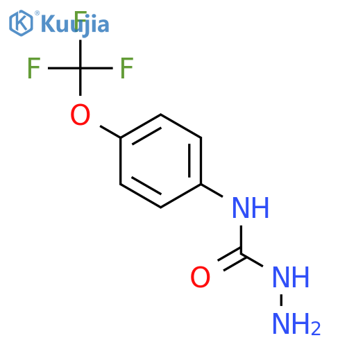 Hydrazinecarboxamide, N-[4-(trifluoromethoxy)phenyl]- structure