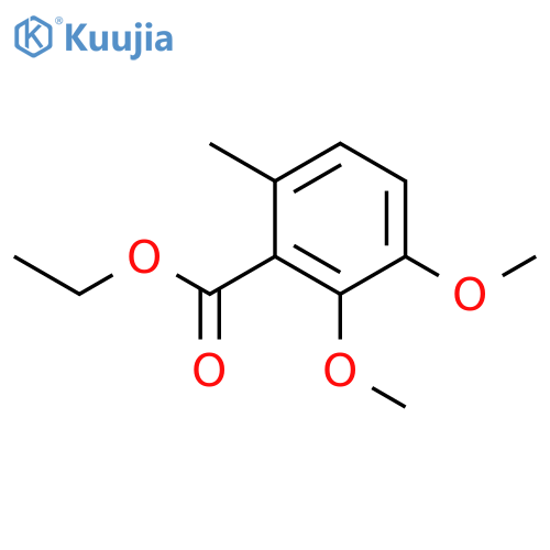 Benzoic acid, 2,3-dimethoxy-6-methyl-, ethyl ester structure