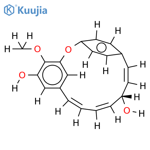 3,11(R)-dihydroxy-2-methoxy-1,17-oxo-7,13-diphenyl-7,9,12-heptanetriene structure