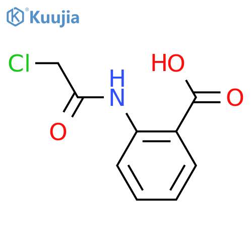 2-(2-chloroacetamido)benzoic acid structure