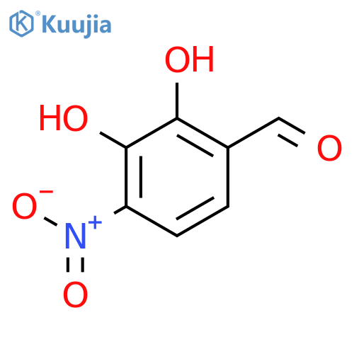 Benzaldehyde, 2,3-dihydroxy-4-nitro- structure
