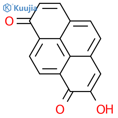 2-Hydroxy-1,8-pyrenedione structure