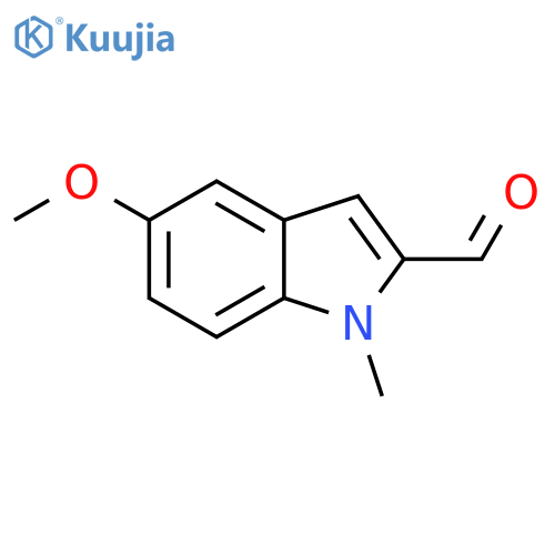5-methoxy-1-methyl-1H-indole-2-carbaldehyde structure