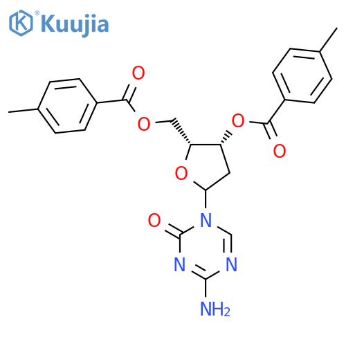 1-(2’-Deoxy-3’,5’-di-O-toluoyl-a,b-D-ribofuranosyl)-2-oxo-4-amino-1,2-dihydro-1,3,5-triazine structure