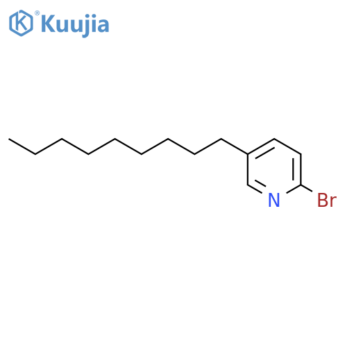 Pyridine, 2-bromo-5-nonyl- structure