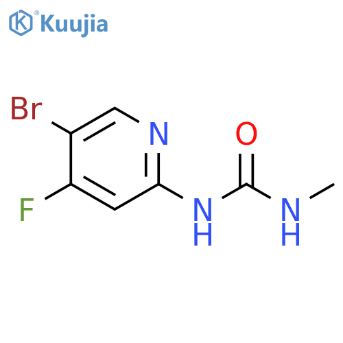 1-(5-BROMO-4-FLUOROPYRIDIN-2-YL)-3-METHYLUREA structure