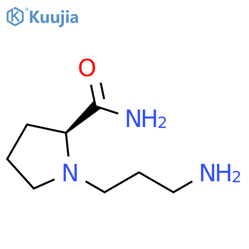 (2S)-1-(3-aminopropyl)pyrrolidine-2-carboxamide structure