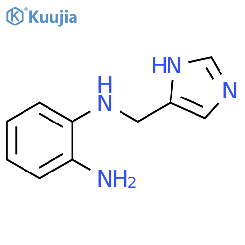 N-(1H-Imidazol-4-ylmethyl)-benzene-1,2-diamine structure