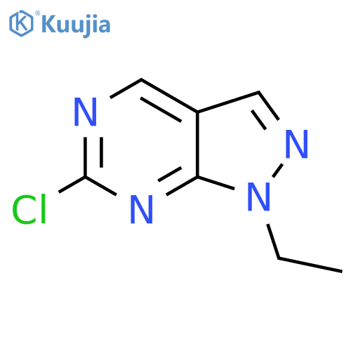 6-Chloro-1-ethyl-1H-pyrazolo[3,4-d]pyrimidine structure