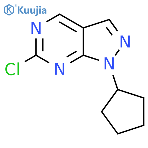 6-Chloro-1-cyclopentyl-1H-pyrazolo[3,4-d]pyrimidine structure
