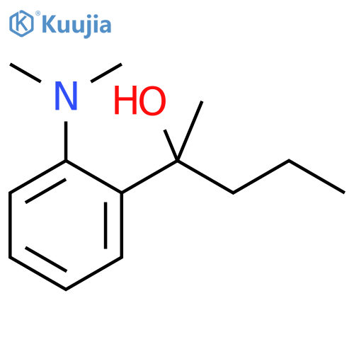 2-[2-(dimethylamino)phenyl]pentan-2-ol structure