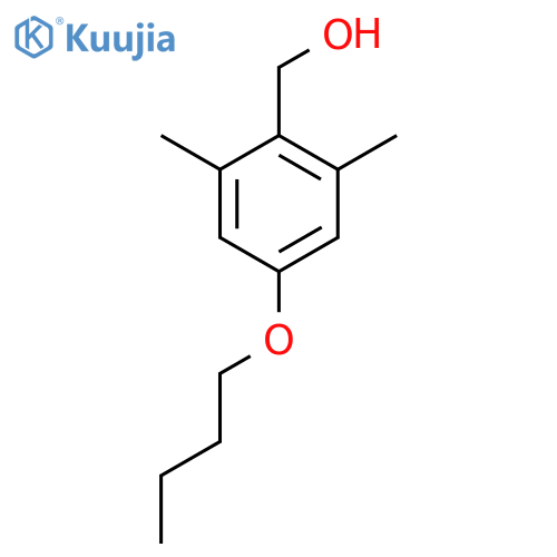 4-n-Butoxy-2,6-dimethylbenzyl alcohol structure