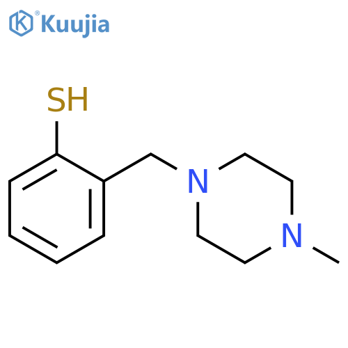 2-[(4-methylpiperazin-1-yl)methyl]benzenethiol structure