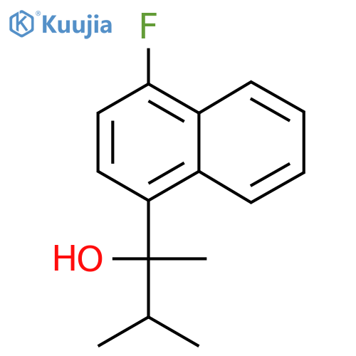 2-(4-Fluoronaphthalen-1-yl)-3-methylbutan-2-ol structure