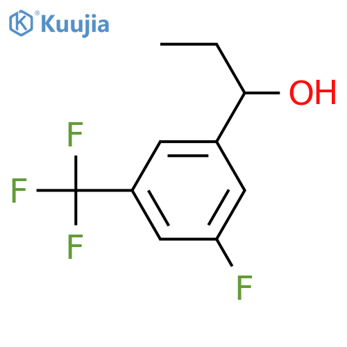 1-[3-fluoro-5-(trifluoromethyl)phenyl]propan-1-ol structure