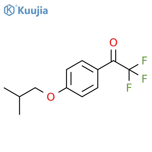 2,2,2-trifluoro-1-[4-(2-methylpropoxy)phenyl]ethanone structure