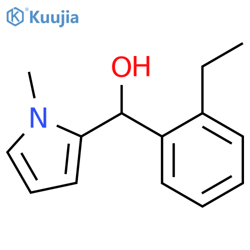 (2-ETHYLPHENYL)(1-METHYL-1H-PYRROL-2-YL)METHANOL structure