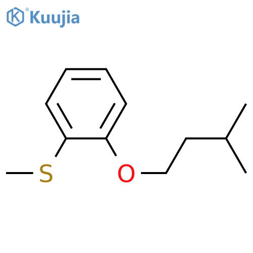 1-(3-methylbutoxy)-2-methylsulfanylbenzene structure