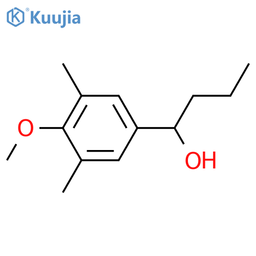 1-(4-methoxy-3,5-dimethylphenyl)butan-1-ol structure