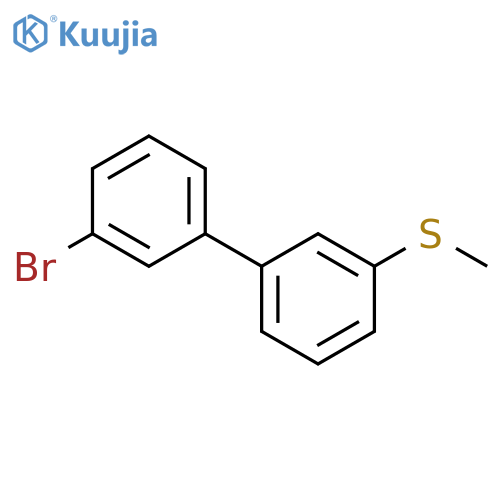 1-bromo-3-(3-methylsulfanylphenyl)benzene structure